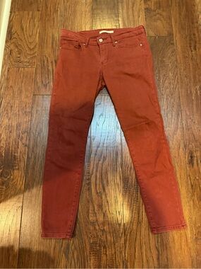Levi's Rust Red Women's Jeans